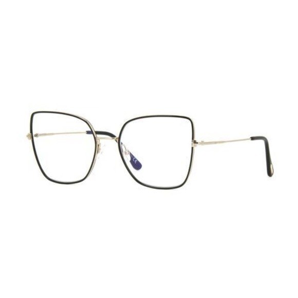 Tom Ford FT 5630B Eyeglasses 001 Shiny Black Shiny Rose Gold